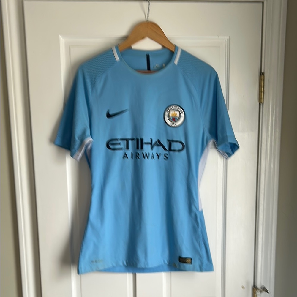 Nike Manchester City Sky Blue Soccer Jersey Men’s Large
